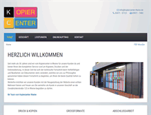 Tablet Screenshot of kopiercenter-rheine.de